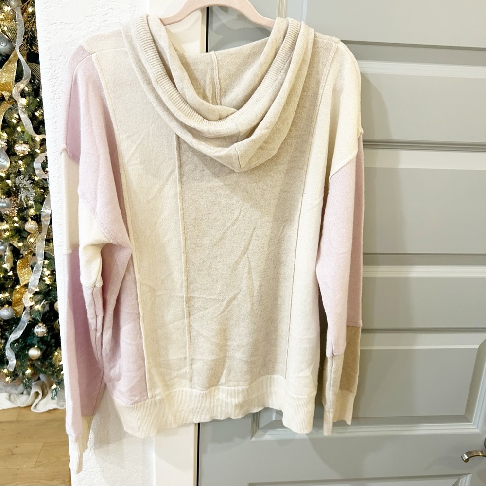 NWT Johnny Was Calme Cashmere Patchwork Hoodie - Picture 4 of 6